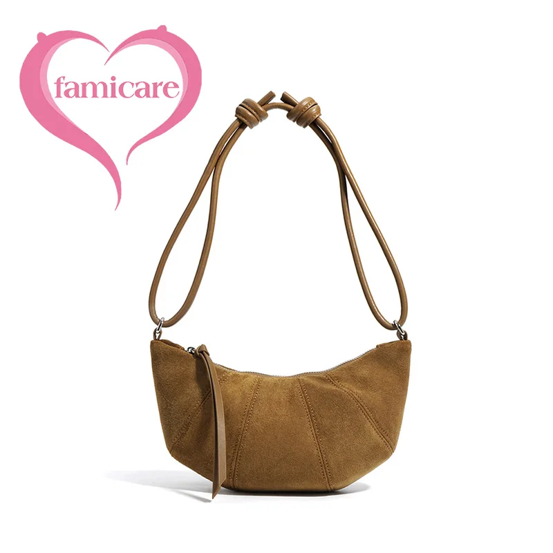 Новинка 2024 женская сумка для пельменей нишевая на плечо под мышками