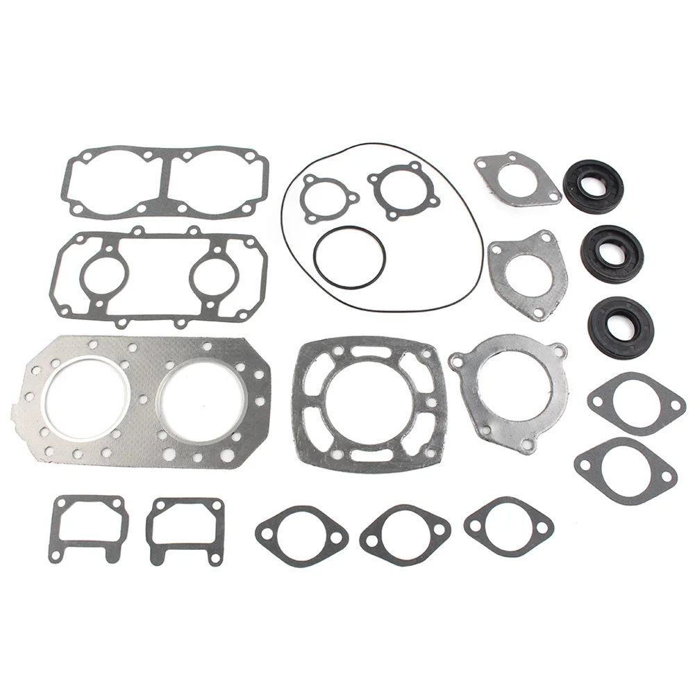 

Motorcycle Full Complete Engine Gasket Oil Seal & O-Ring Kit For Kawasaki 550 JS550 1982-1990