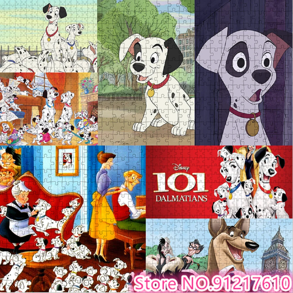 

Disney Dalmatians Puzzle 1000 Pieces Puzzle Adventure Children's Brain Burning Game Puzzle Gift Preferred