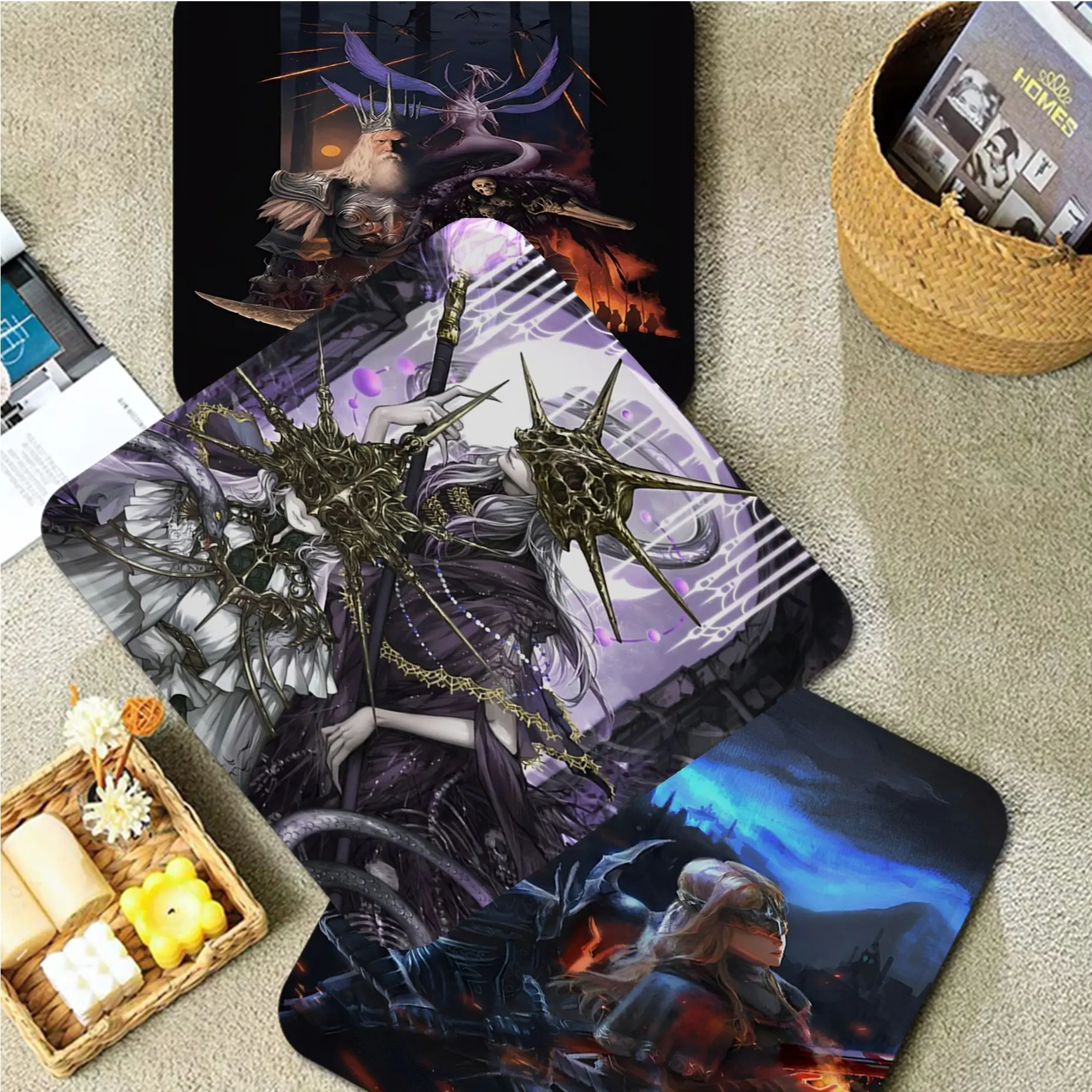 

Dark Souls Simplicity Multi-Color Seat Cushion Office Dining Stool Pad Sponge Sofa Mat Non-Slip Cushions Home Decor