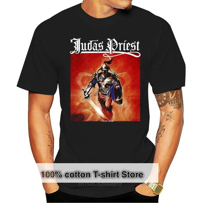 Judas Priest Hero Hero Ver 1 T Shirt (Black) S 5Xl Printed T Shirt Men'S Short Sleeve O Neck T Shirts Summer 034230