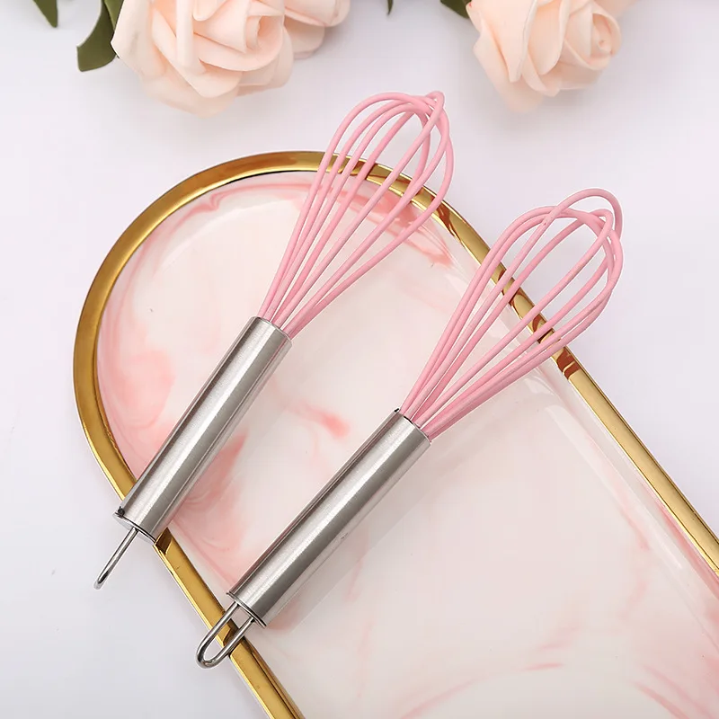 

12pcs new wedding gift "The Perfect Mix" Pink Kitchen Whisk Bridal Shower Party Favors