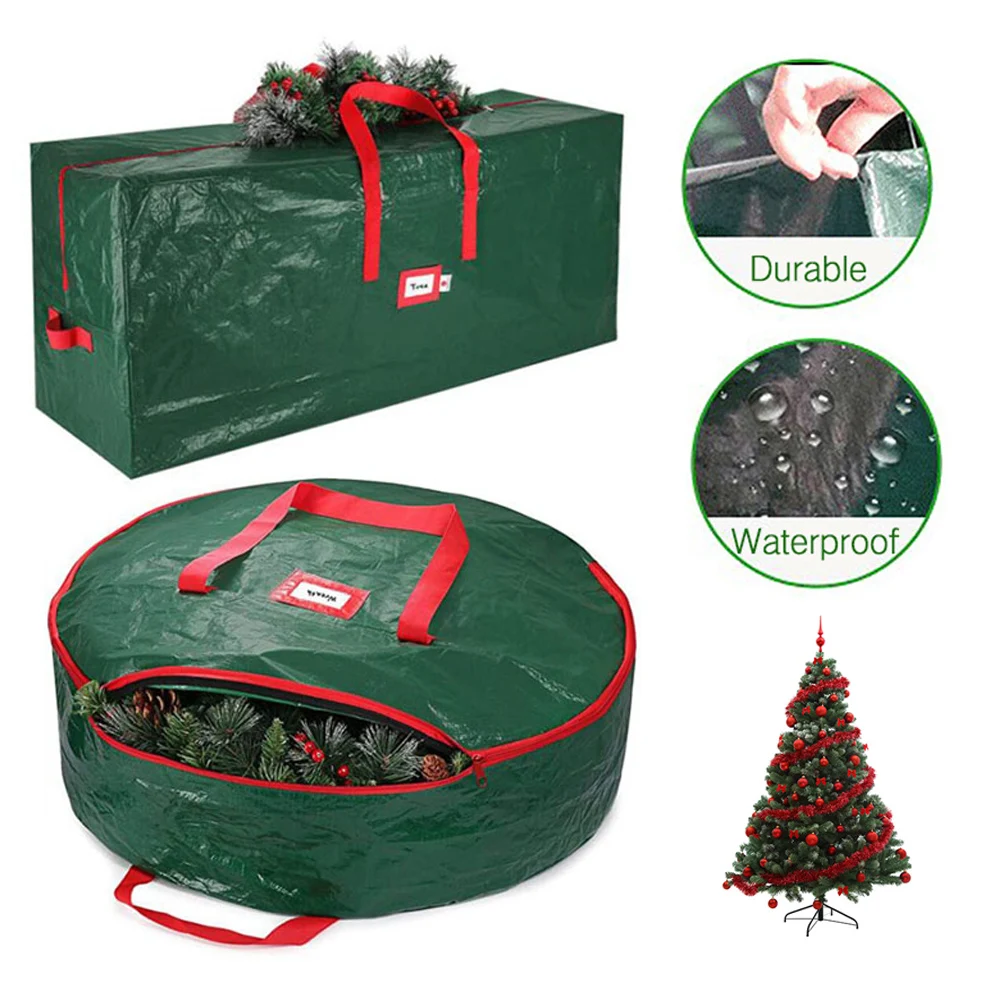 

Waterproof Furniture Cushion Storage Bag Christmas Trees Container Bags Protective Garden Bag Packs Sacks Pouch Case
