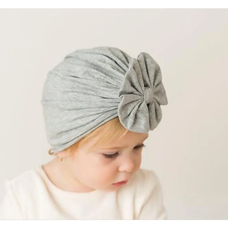 Stretchy Turban Hat Hair Head Wrap Cap Mushroom Hat