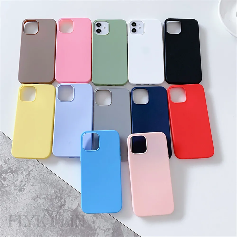 

Matte Soft Silicone Phone Case for Xiaomi Mi 11 11 Lite Ultra Case Candy Color Back Cover for Xiaomi Redmi Note 10 Pro Max 10S