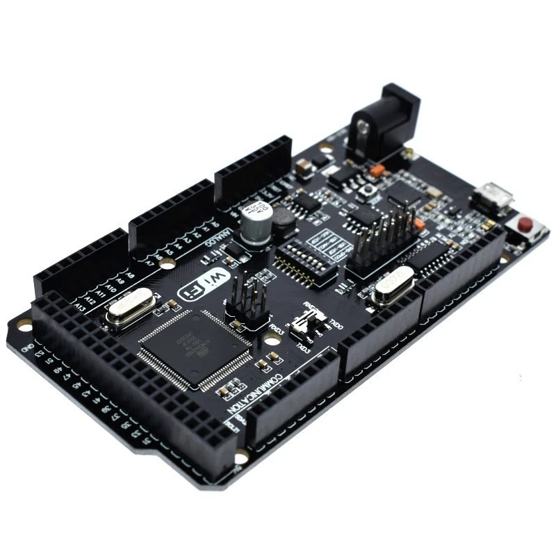 

WIFI R3 ATMEGA2560 + ESP8266 32Mb Memory USB-TTL CH340G. Compatible For Arduino Mega Nodemcu For MEGA 2560