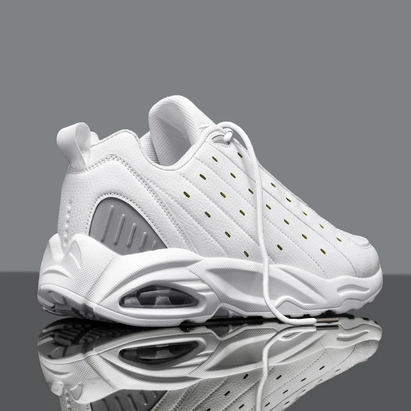

2022 White Men Sneakers Basketball Shoes Cushioning Non-Slip Lightweight Breathable Running Shoes Casual Tenis Masculino Trainer