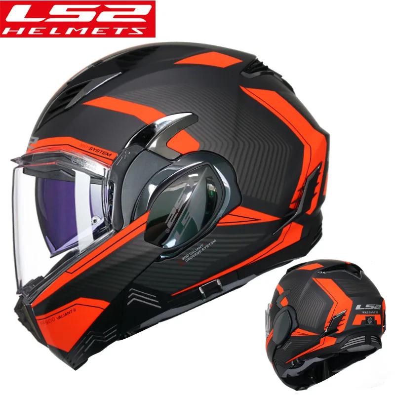 LS2 Valiant 2 Motorcycle Helmet ls2 ff900 capacete de motocicleta 180 degree back flip up helmet casco moto casque