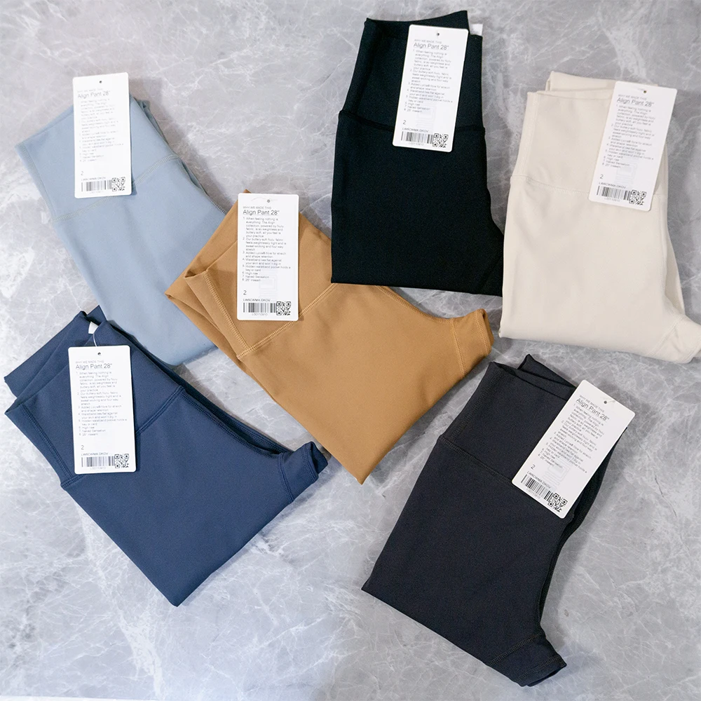 

Lulu Yoga Plush Nude Pants Align Winter Hip Lifting Comfortable Sports High Waist Slim Fit Nylon Warm Plush Leggings print