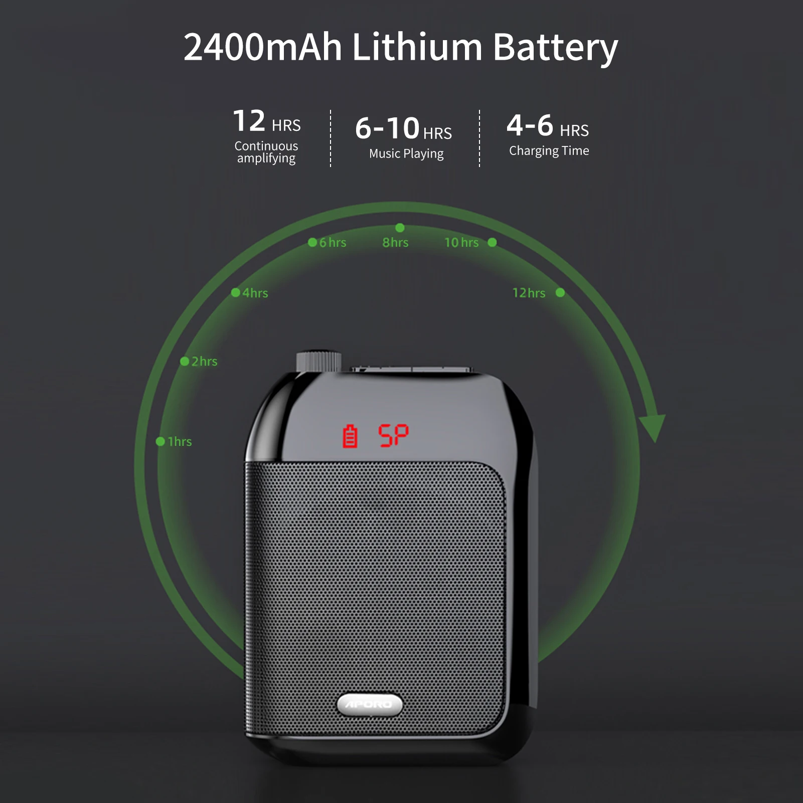 Портативный Усилитель громкоговорителя с микрофоном гарнитура поясом