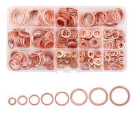coppers washer gasket nut and bolt set flat ring seal assortment kit with box m6m8m10m12m14m16m18m20 for sump plugs