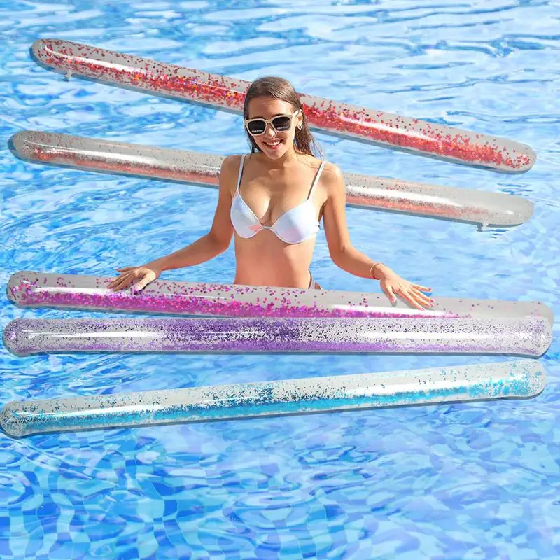 

Плавательная Лапша для детей, надувной плавающий бассейн, лапша с цветным блеском, водная плавающая лапша, надувные плавающие бассейны