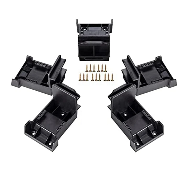 

GTBL 5 Packs Battery Holder For Dewalt 20V Battery,Tool Mount For Dewalt 20V,Drill,Hanger/Dock Holder Fit For DCB200 DCB205