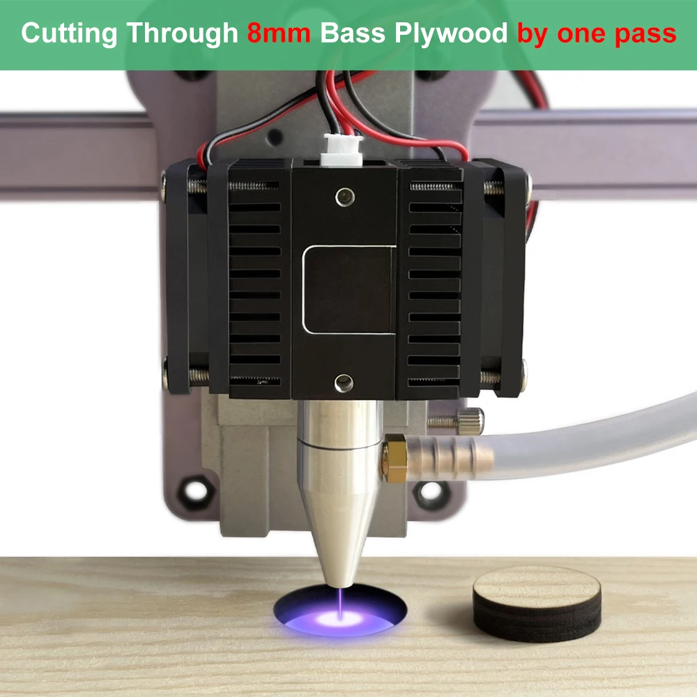 LASER TREE 80W Laser Module with Air Assist Laser Head Blue Light TTL 450nm Module for CNC Laser Engraver Wood Cutting DIY Tools enlarge