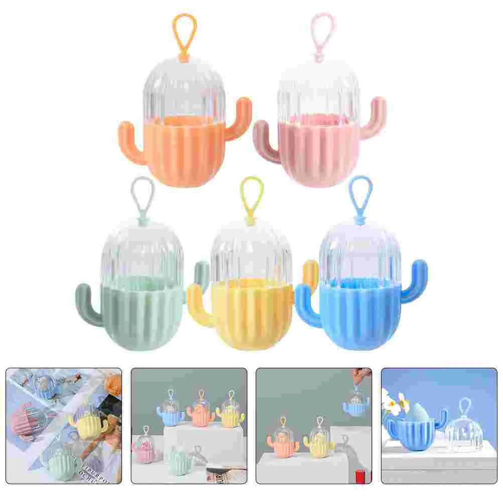 

5pcs Beauty Sponge Holders Makeup Egg Holder Foundation Sponge Holder Sponge Egg Case Travel Foundation Sponge Holder
