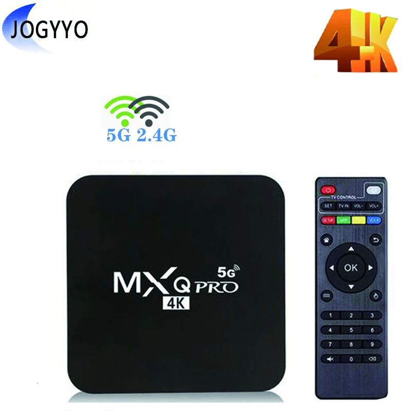 

Приставка Смарт-ТВ 4K MXQ Pro, 2 + 16 ГБ, 4 ядра, Android 2,4