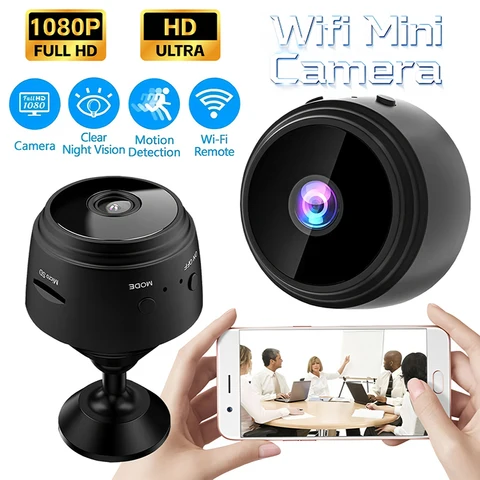 Беспроводная мини-камера видеонаблюдения Wi-Fi 1080P