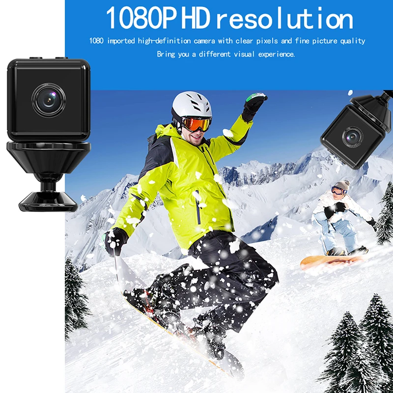 Камера F9 Wi-Fi 4K HD с диктофоном беспроводная мини-камера видеонаблюдения сетевая