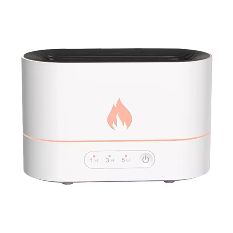 

Air Humidifier With Realistic Flame Mist Maker Aromatherapy Diffuser USB For Home Living Room SPA Office