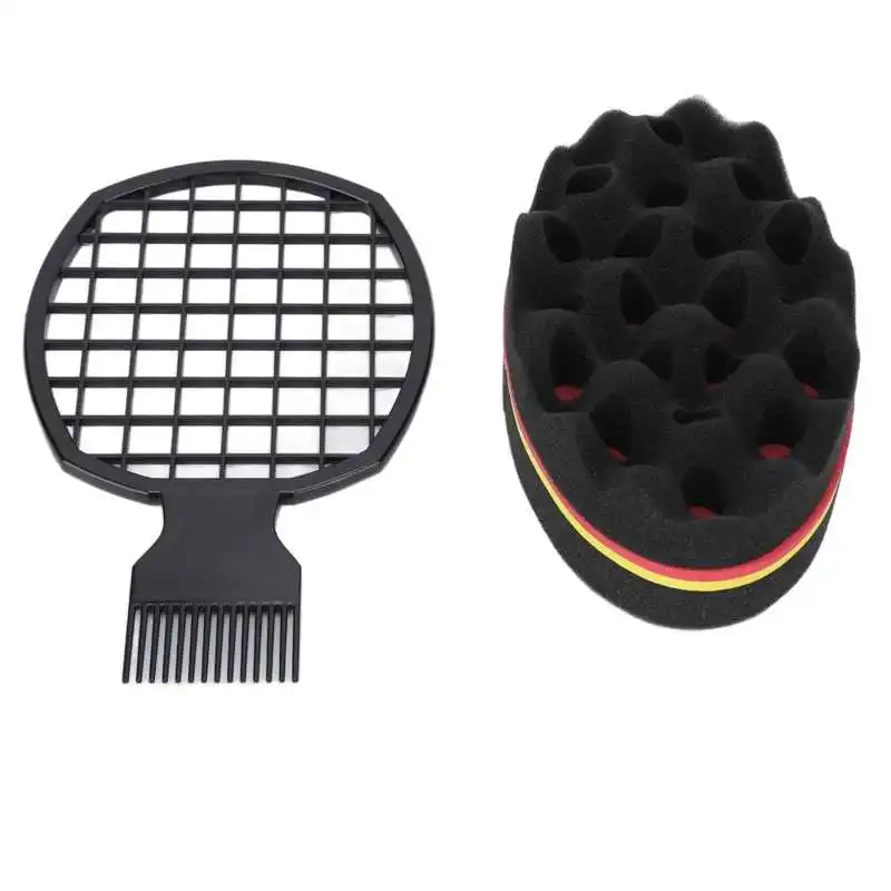 

Hair Sponge Brush Curl Hair Comb Skin Friendly for Home Use