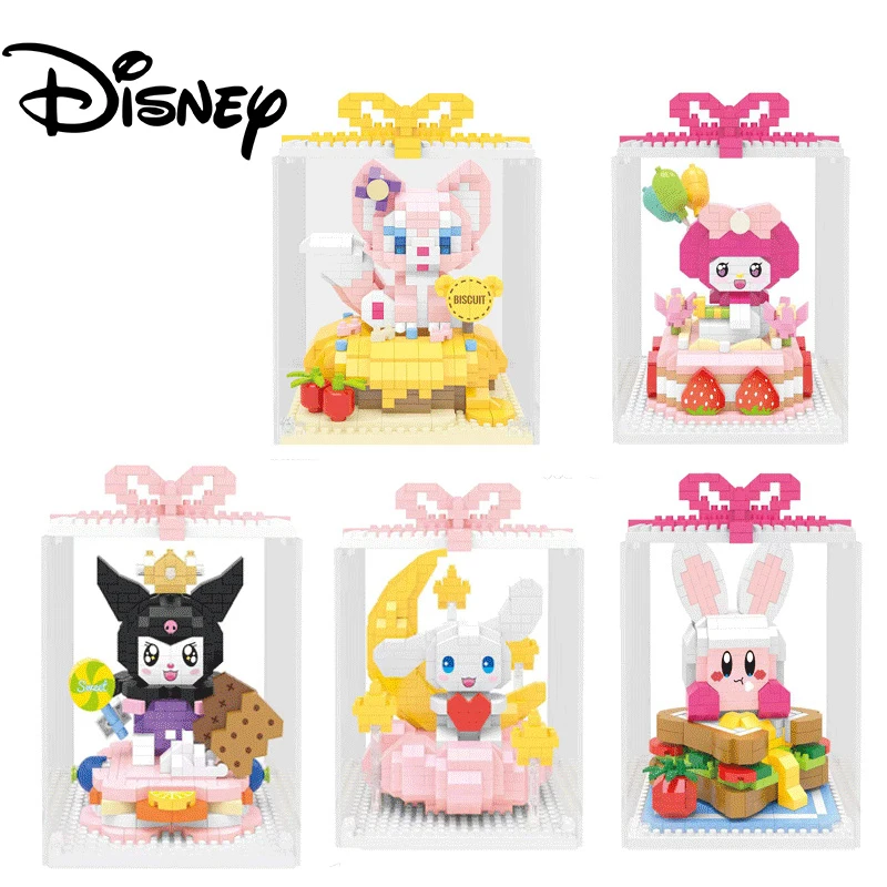 

Anime Blocks Disney DIY Assembly Building Bricks Cute Lena Belle little devil Cartoon Mini Action Figures Educational Toy Gift