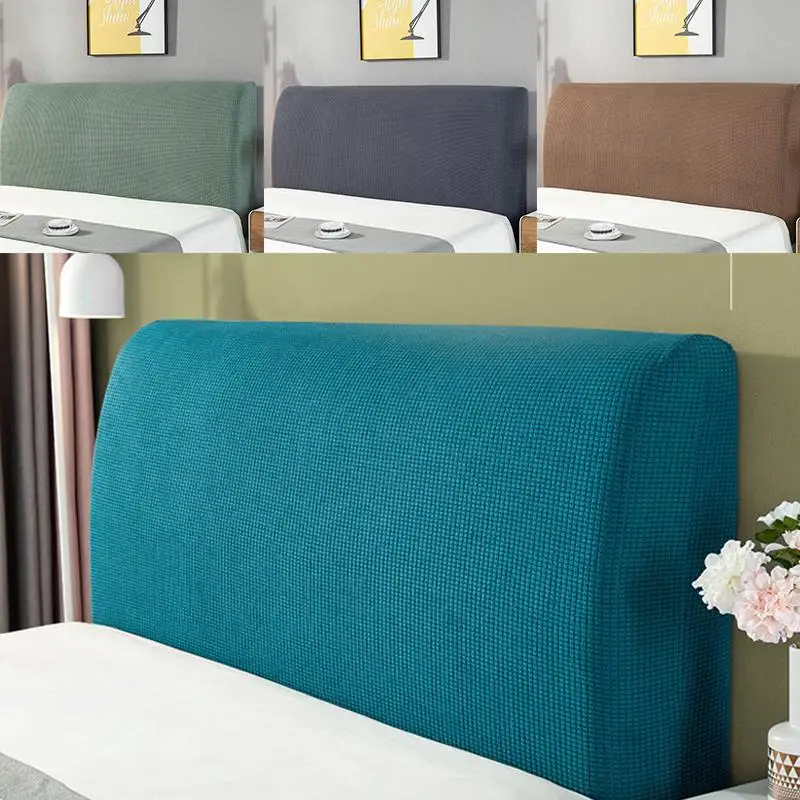 

Stretch Dustproof Bed Head Cover Square Jacquard Headboard Slipcover Bed Headboard Cover for Bedroom