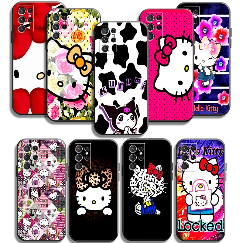 

Hello Kitty Cartoon Kawaii Cases Back Cover Soft TPU Coque