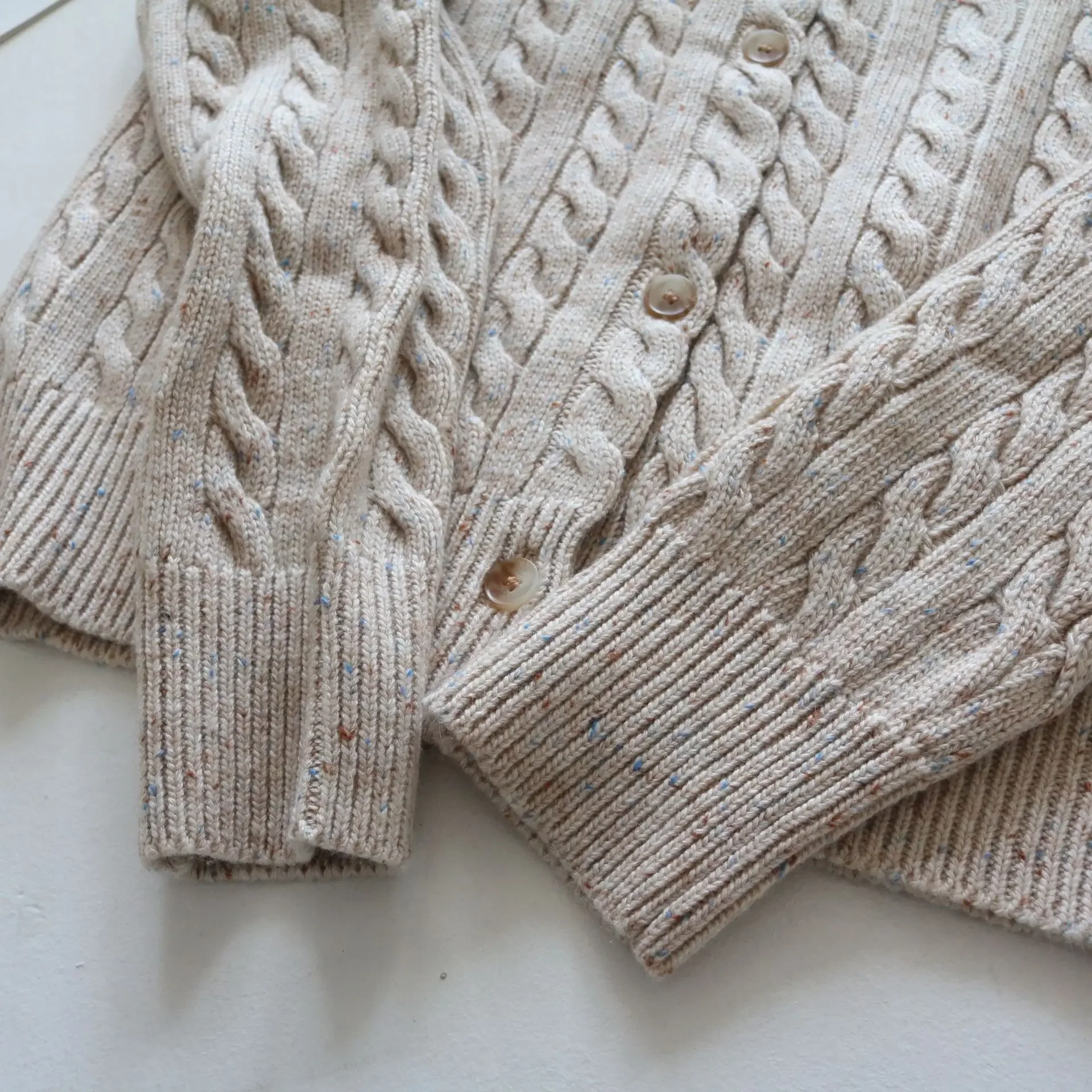 Зимний новый ретро сатурн вышитый кардиган для женщин разноцветный шерстяной