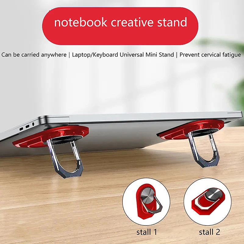 

Metal Foldable Laptop Stand Non-slip Base Bracket Support For Pro Air Thinkpad PC Laptops Mini Cooling Stand Feet