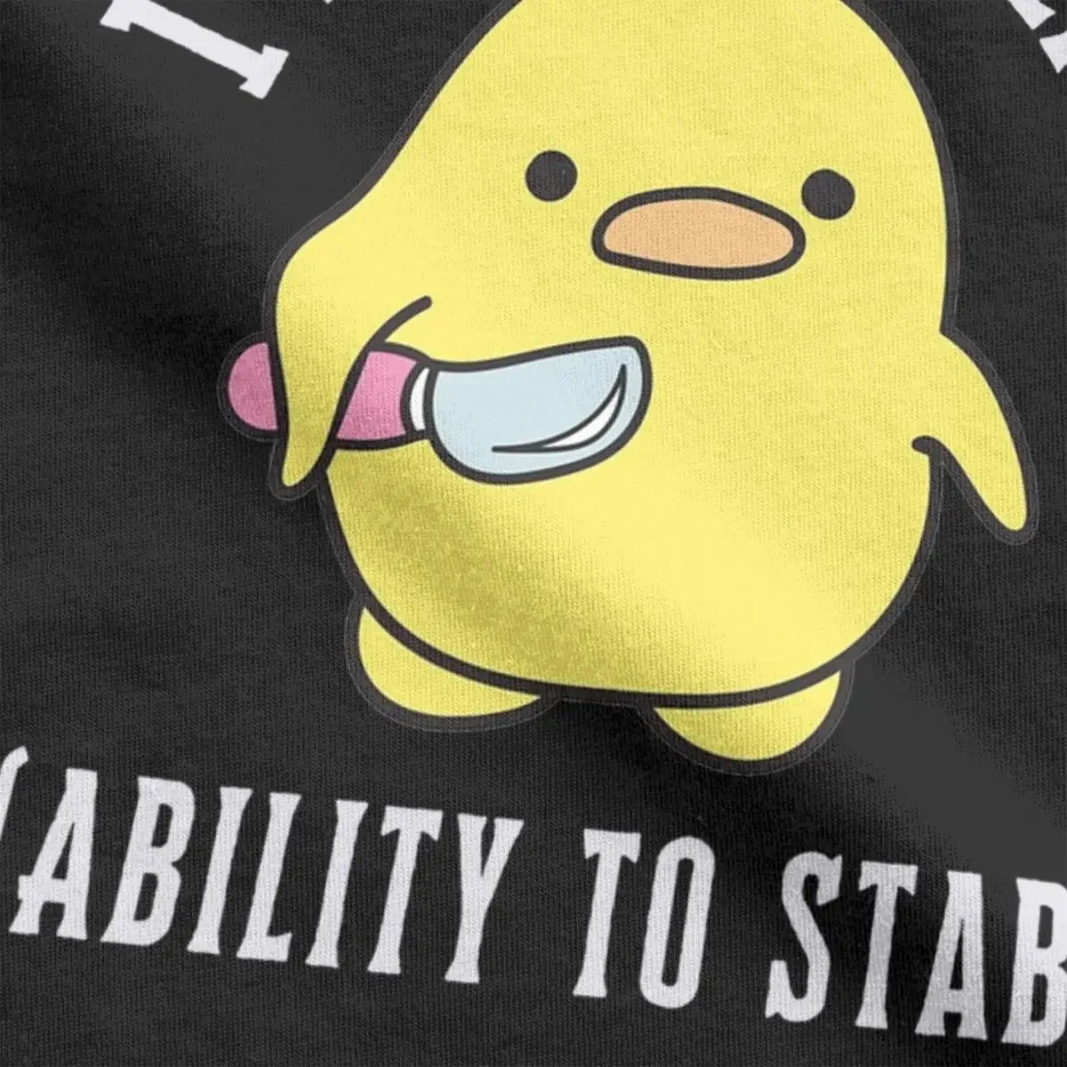 Футболка с надписью I Have Stability To Stab Witty Quote для мужчин винтажная футболка из чистого