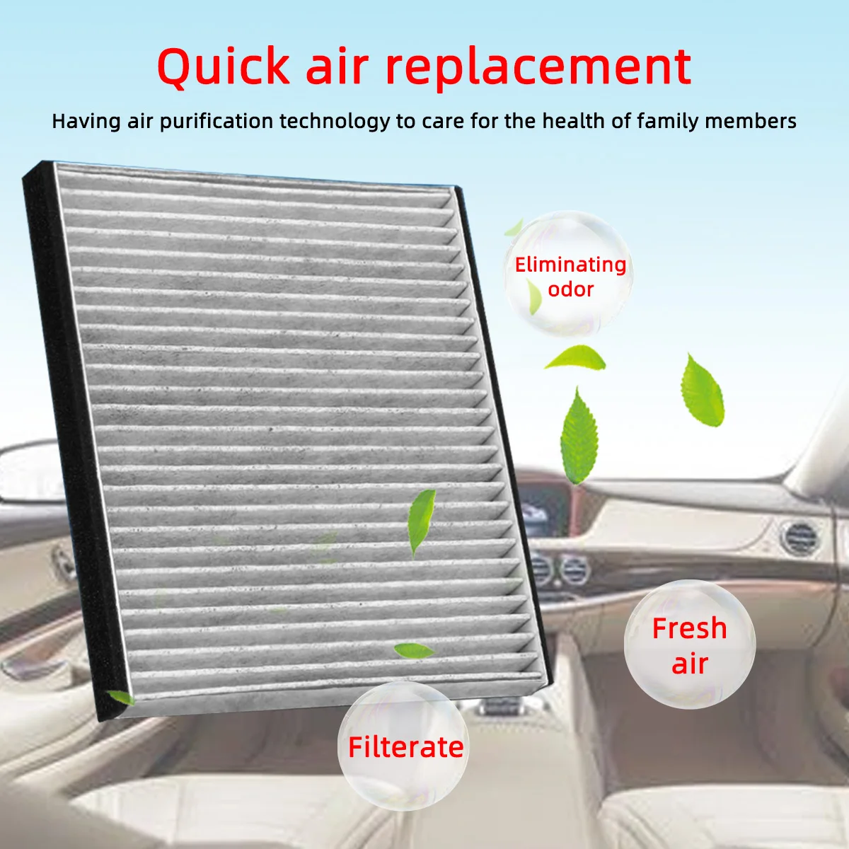 2 шт. фильтр с активированным воздухом спокойный угольный для Lexus RX400h 2006-2008 CF10132