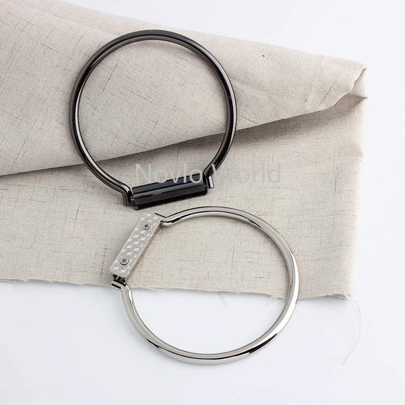 4-10PCS Light Gold,Gun black,Silver Metal Bag Handle New High Quality Durable Alloy Woman Bags Handle Replacement Accessories