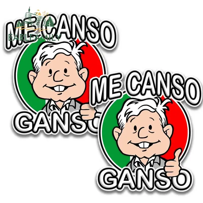 

EARLFAMILY 2 шт. 13 см для меня Canso Ganso AMLITO Lopez Obrador AMLO автомобильные наклейки забавные аксессуары для автомобиля Decal Campervan RV Decor