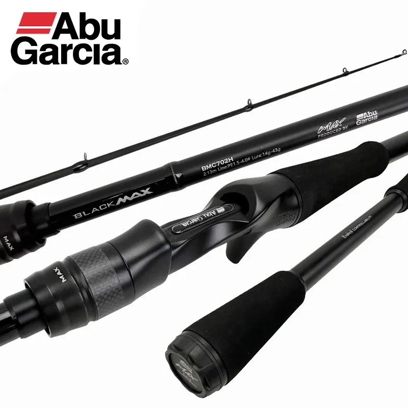 

Abu Garcia BMAX Ultralight Carbon spinning Fishing Rod 2.1m-2.9m 2 Sections Casting Rod L/ML/M/MH Action Superhard Lure Rods