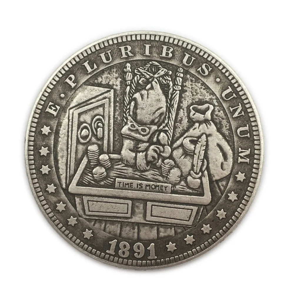 

Relief 1891 Scrooge McDuck American Skeleton Silver Duck manufacturer Micro Medal Collection Wholesale