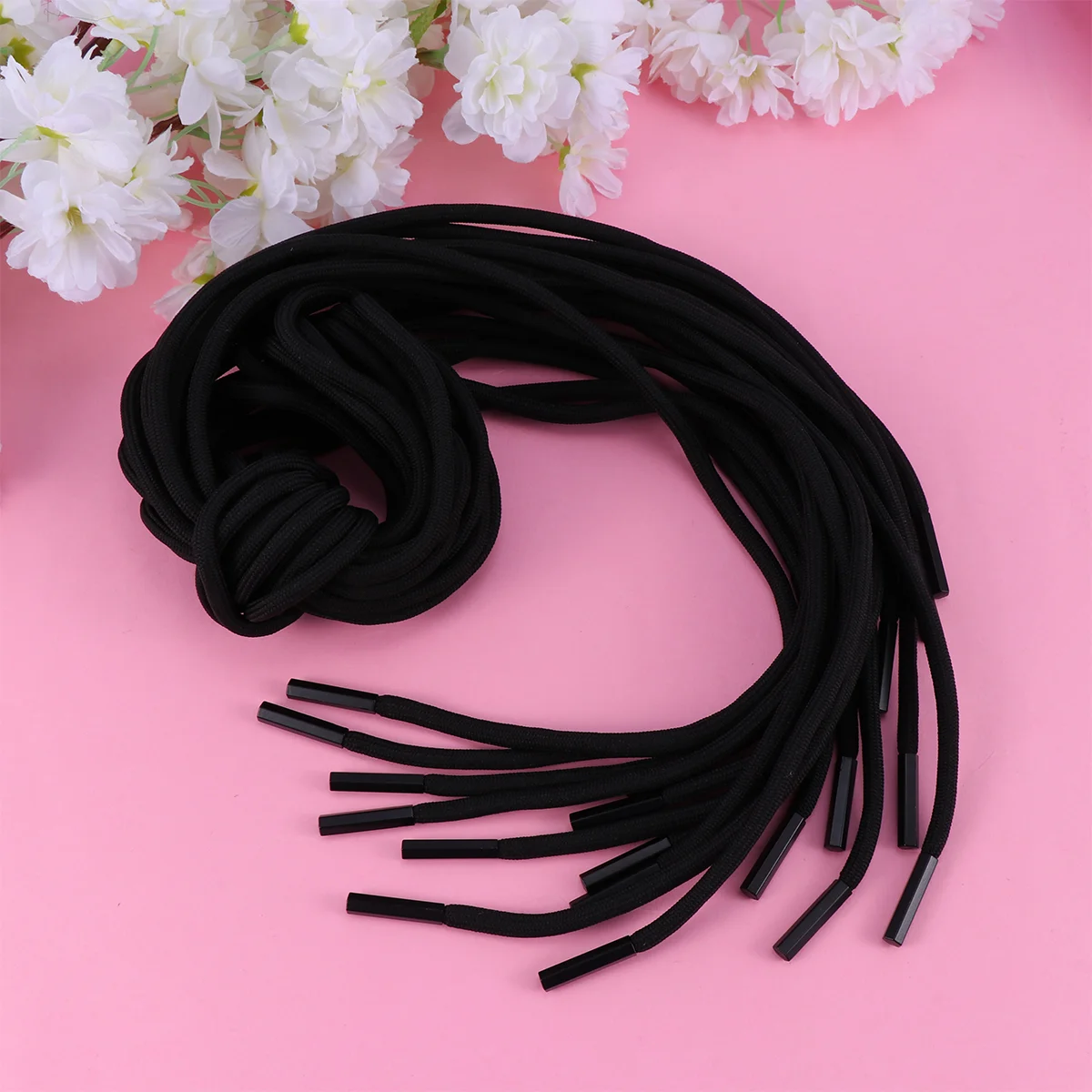 

Drawstring Cord Drawstrings Replacement Cords Sweatpants Pants Black Elastic Jackets Hoodie Flat Cotton Hoodies Shorts Universal