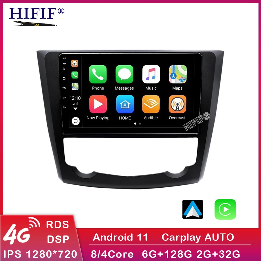 Автомагнитола 2 Din 8 ядер Android 11 для Renault Kadjar 2015 2016 2017 2018 2019 навигация GPS DVD