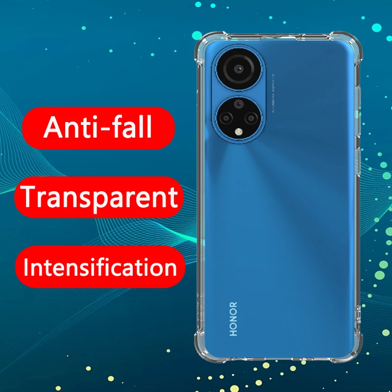 

Airbag Shockproof Transparent Case For Huawei Honor X7 case Silicone Full Cover Clear for honorx7 case