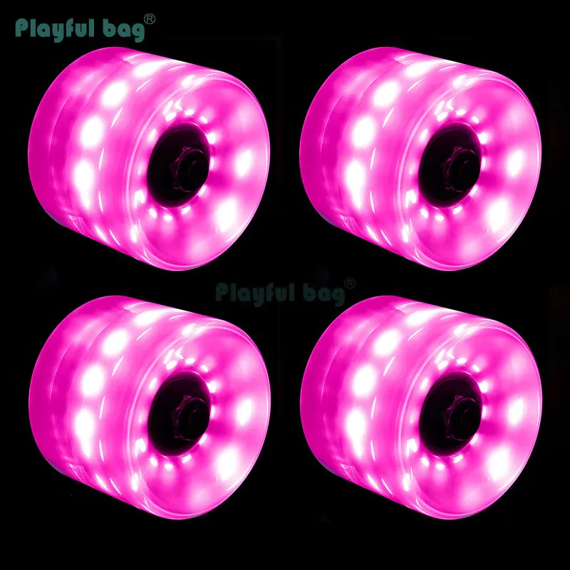 Игривая сумка 4 шт./компл. резиновая накладка на колеса для скейтборда Ollie