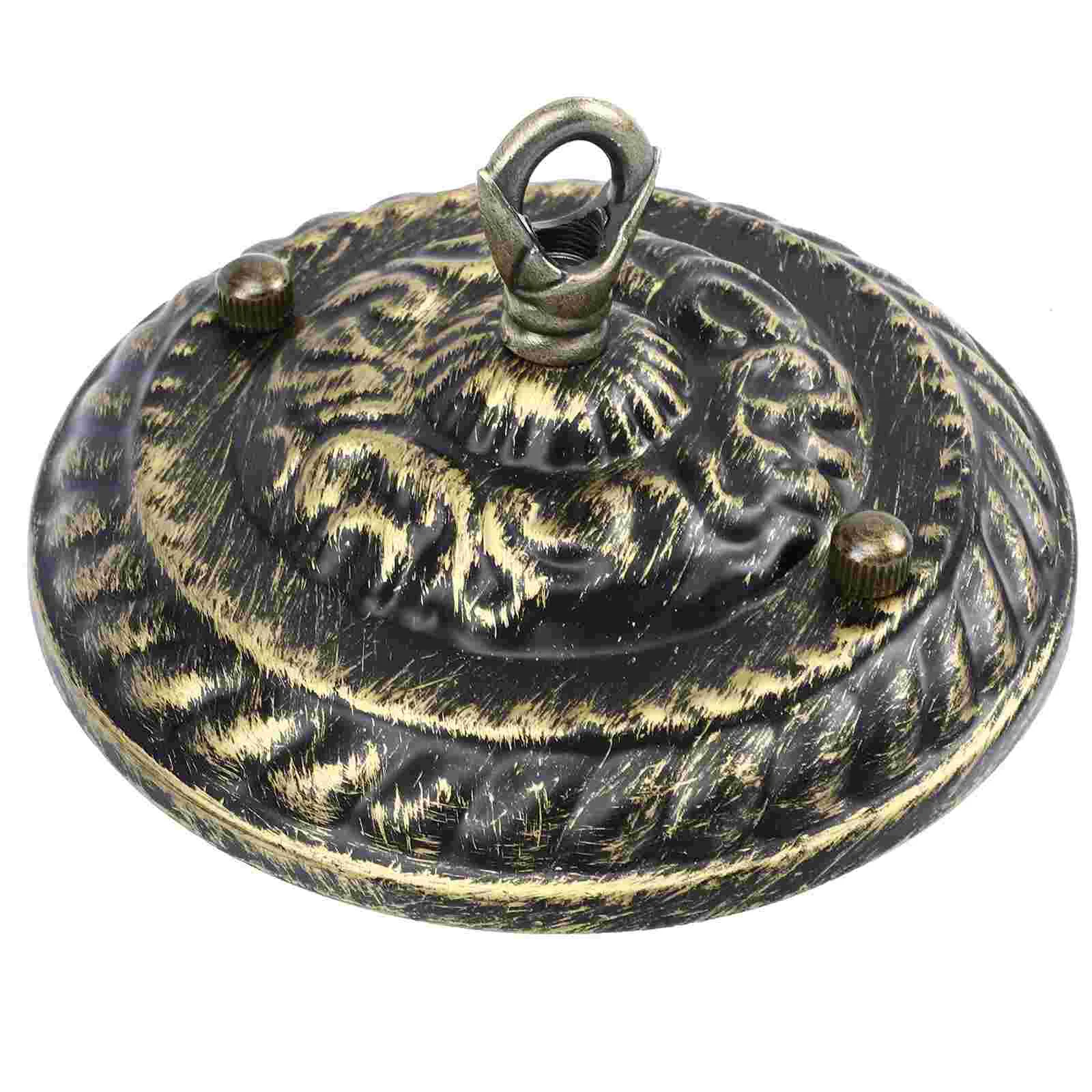 

Chandelier Shade Hook Canopy Mounting Light Fixture Bracket Plate Kit DIY Pendant Black