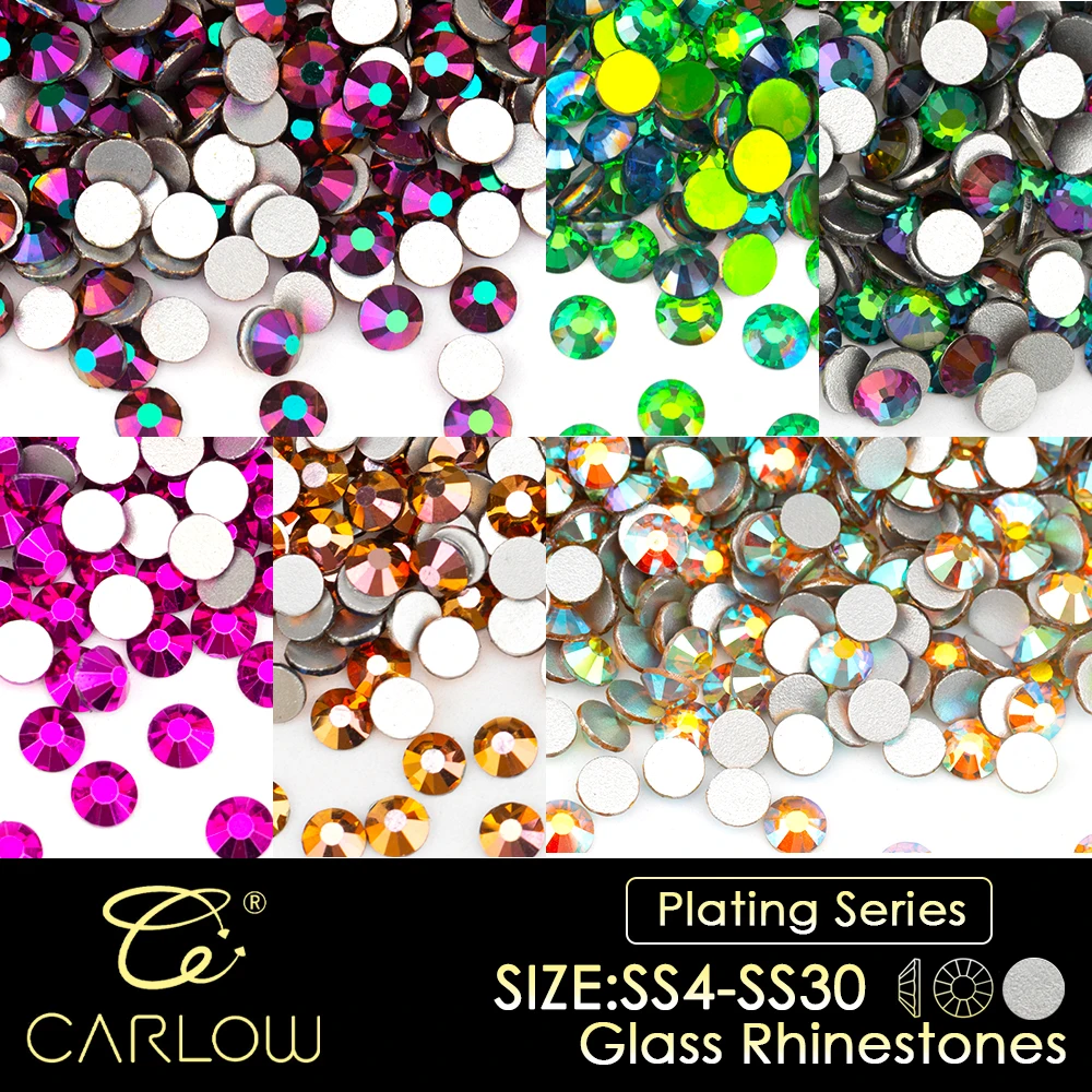 CARLOW высокое качество стекло без горячей фиксации искусственная Цветовая серия