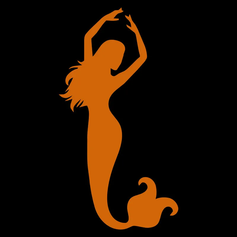 Мультяшная светящаяся наклейка Русалка гостиничный магазин ресторан спальня