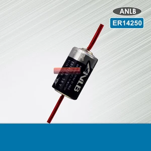 1PCS ANLB ER14250 ER 14250 CR14250SL 1/2 AA 1/2AA 3.6V 1200mAh PLC industrial lithium battery With Pins primary battery