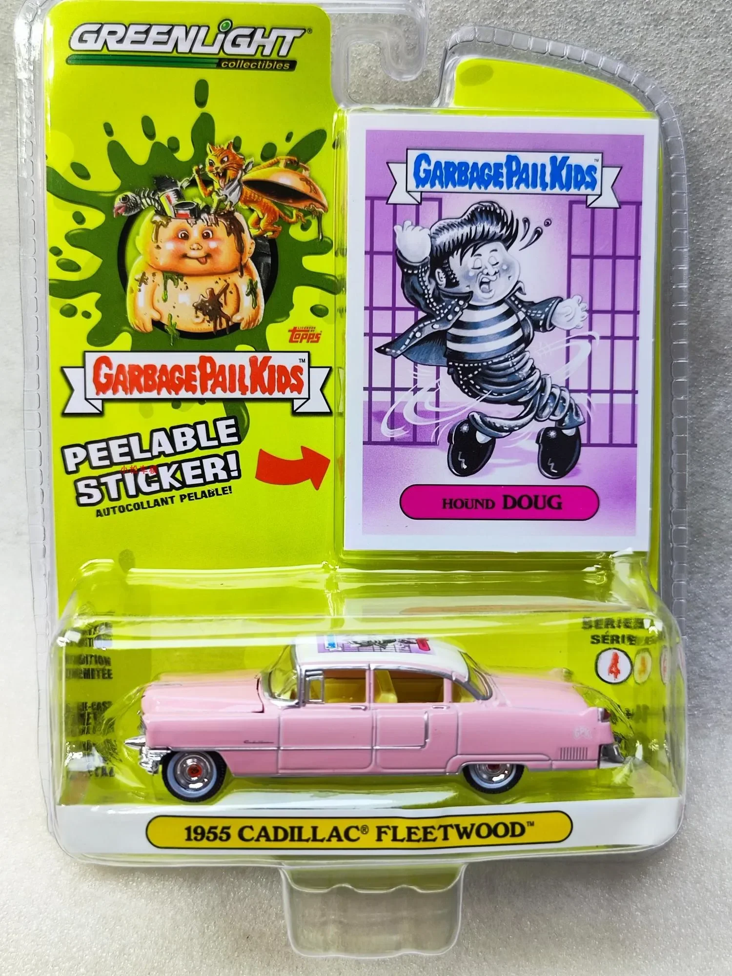 1: 64 Hound Doug-1955 Cadillac Fleetwood Series 60 литая под давлением модель автомобиля из