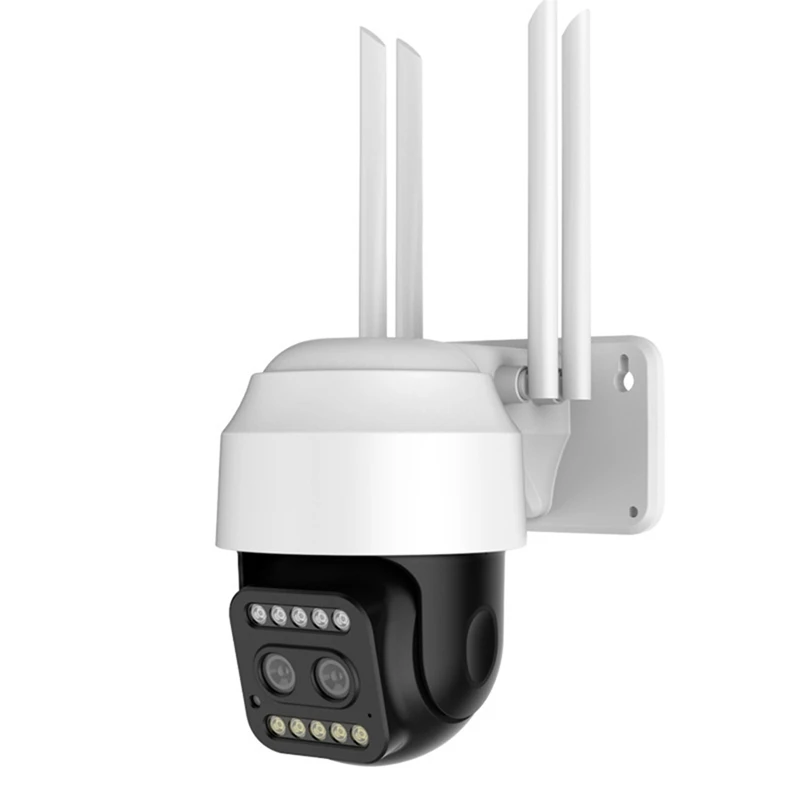

1080P Wireless Wifi Camera Dual Lens Binocular IP Camera For CCTV Surveillance Security AI Human Detect Tracking