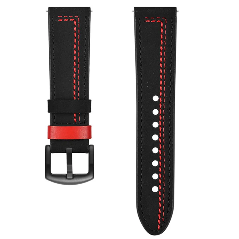 22 20mm Leather Strap For Samsung Galaxy Watch 5/4 Classic 44mm 40mm 46mm 42mm Smartwatch Bracelet Galaxy Watch 5 pro 45mm Bands