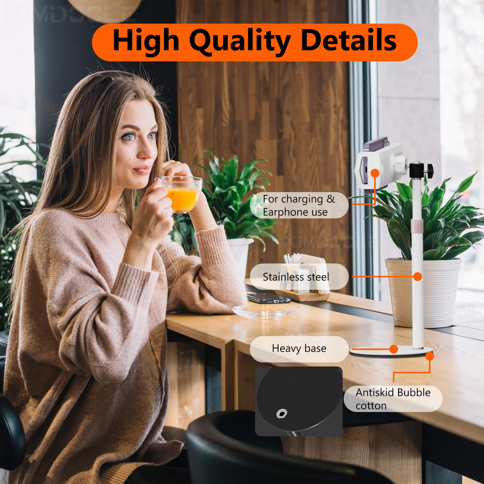 Настольная подставка для монитора Kimdoole одного регулируемая высота