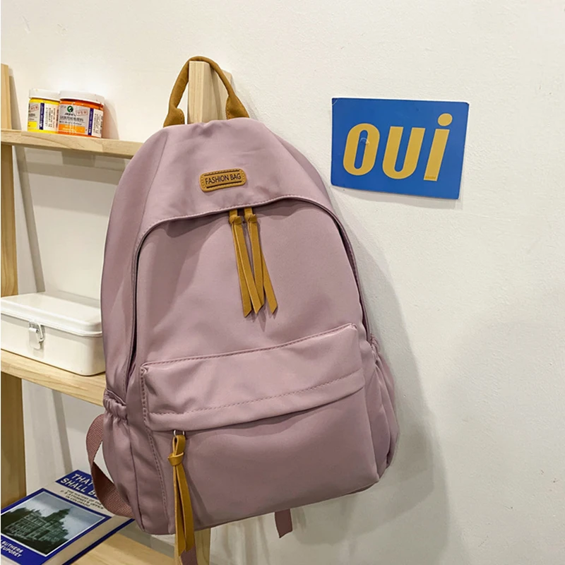 

Women Backpack School Bag for Teenagers Girls Nylon Leisure Campus College Student Bagpack