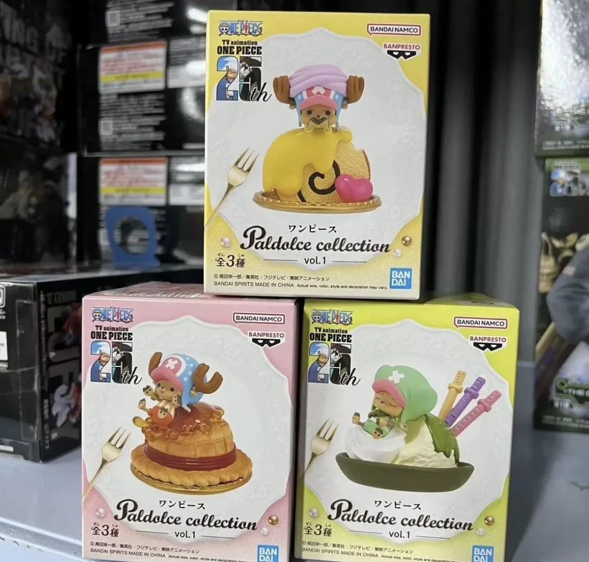 Фото Новая коллекционная фигурка Bandai Banpresto Anime One Piece Tony Tony Chopper Paldolce Collection Vol.1, модель из ПВХ, подарок, аниме-фигурка №3