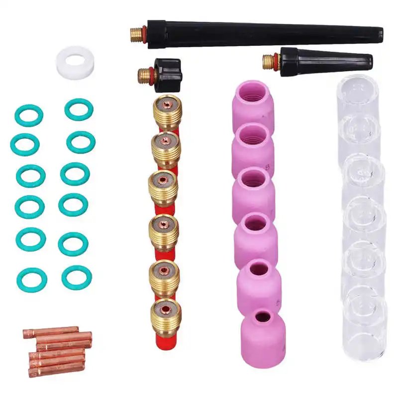 

TIG Welding Parts Excellent Toughness Welding Torch Accessories Kit for PTA‑9 PTA‑9V PTW‑20 for Plumbers for Soldering